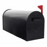 US Mailbox Alu černá vč. STOJANU -americká poštovní schránka