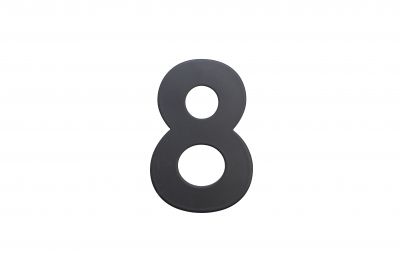 Nerezové číslo "8" ve 2D provedení RN.75L.8.CE